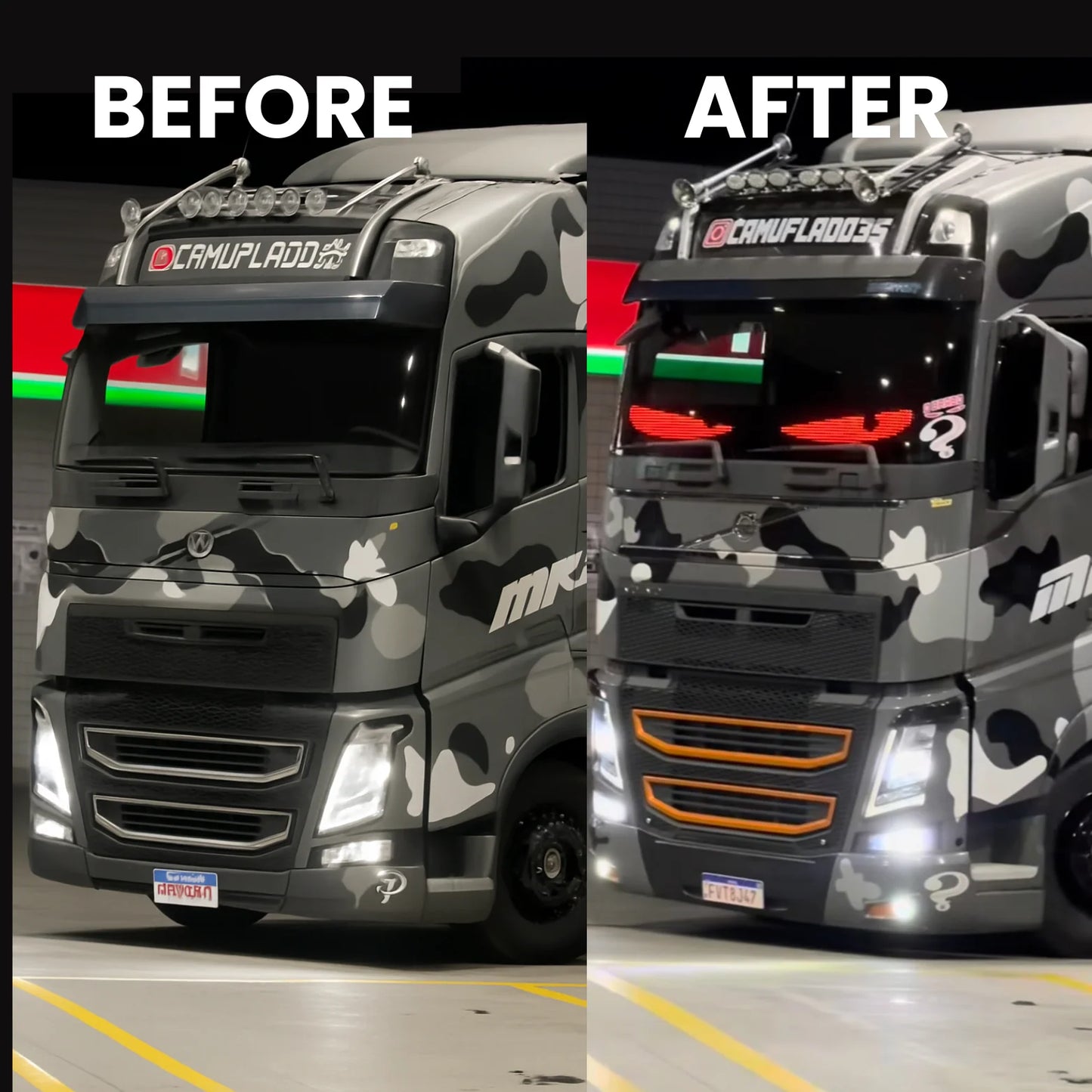 Feux LED "Car Eyes" – Donnez du caractère à votre voiture